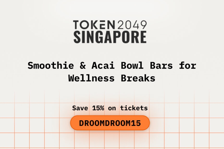 Smoothie & Acai Bowl Bars for Wellness Breaks during TOKEN2049