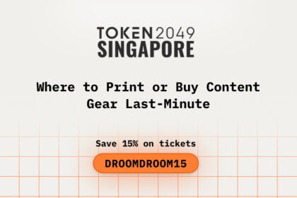 Where to Print or Buy Content Gear Last-Minute Before Attending TOKEN2049 Singapore
