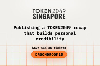 Publishing a TOKEN2049 recap that builds personal credibility